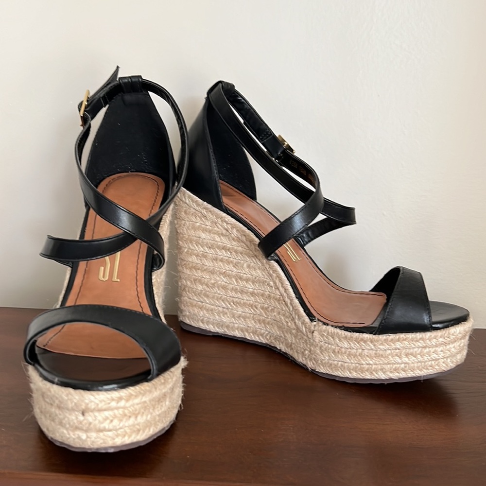 SANTA LOLLA New Espadrille Sandals Heels Size 8 - Picture 3 of 13